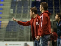 Markus Lonnes (li., Trainer RW Köln) und Moritz Liebald (re., Co-Trainer)