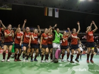Die BHC-Damen feiern ihren Deutsche Meistertitel